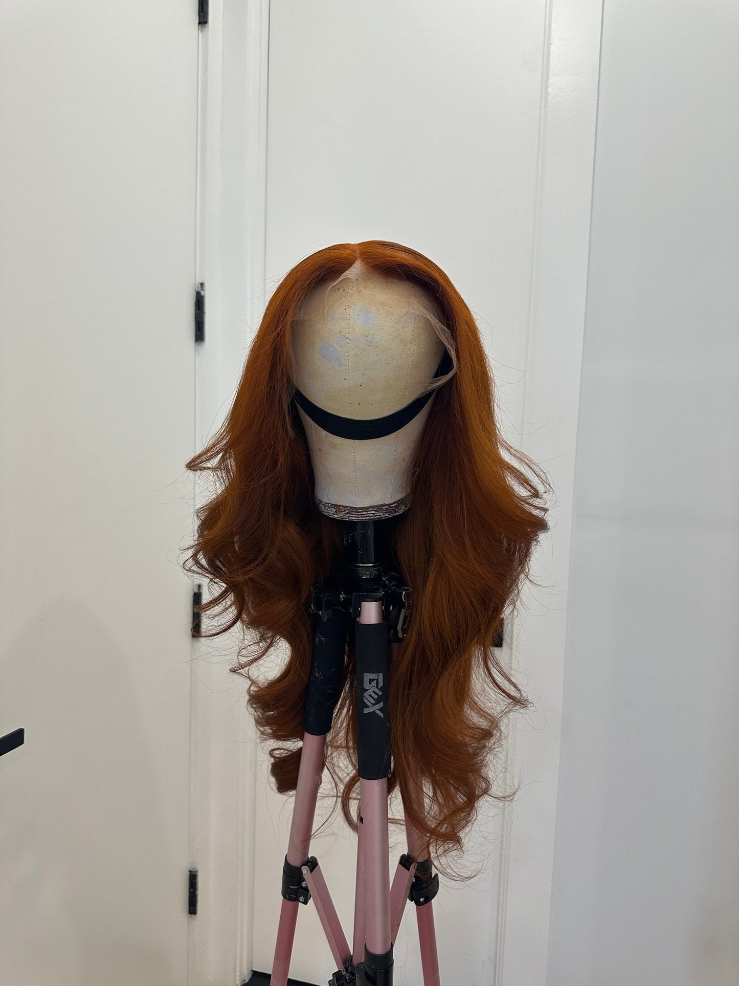 30” RAW CAMBODIAN| hair Red/GINGER Lace front