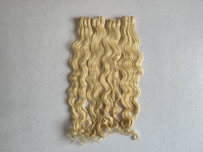 Blonde wavy (Raw Indian Hair)