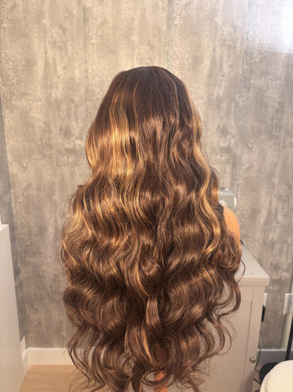 26" Long Wavy HD Lace Front Wig | Heat Resistant Synthetic Hair