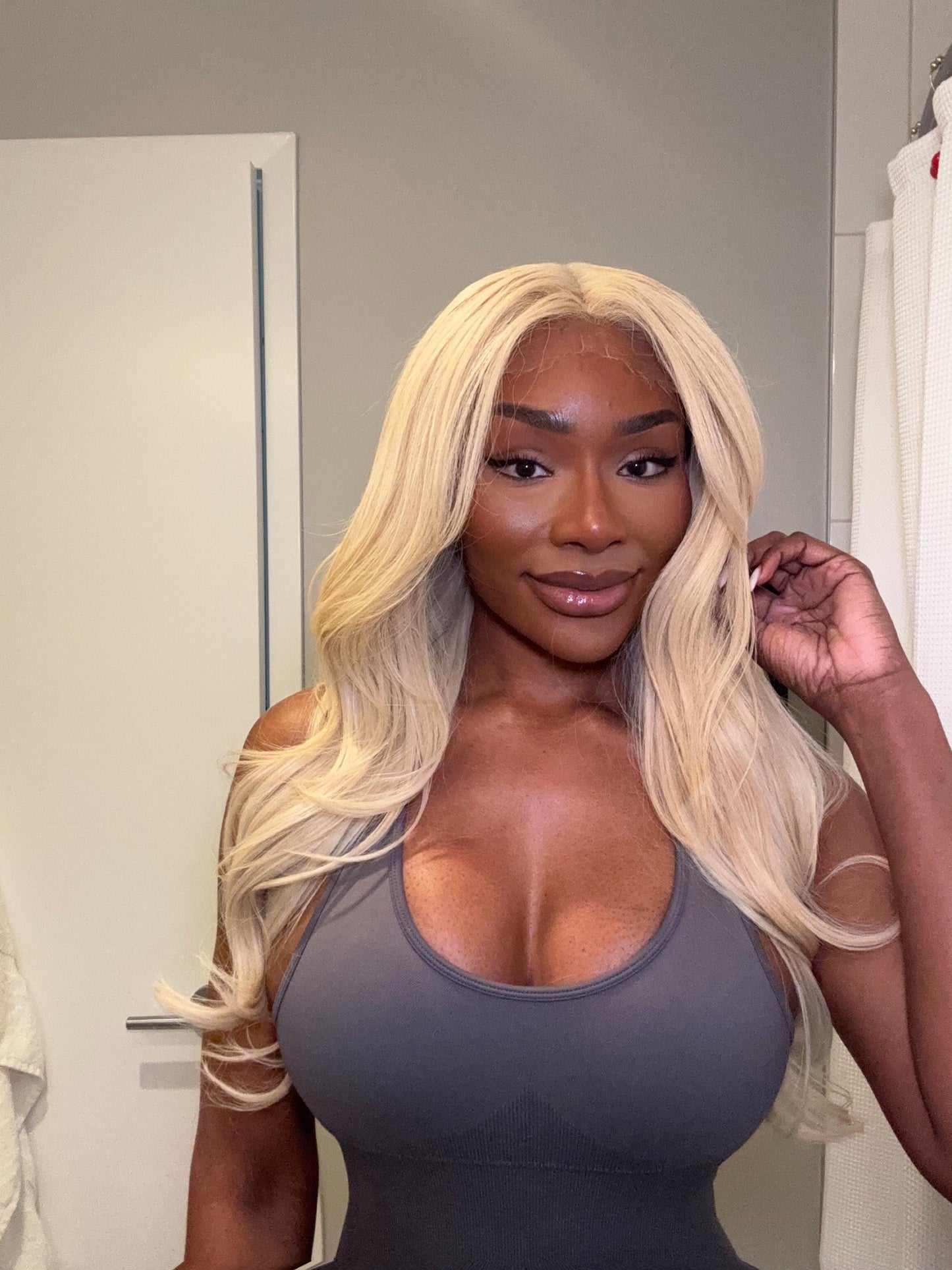 Luxury Custom Blonde Wig | 28” | Raw Indian Hair | machine- Sewn |